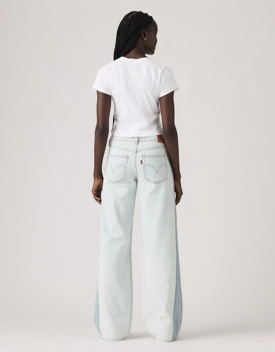 Low Rise Wide Leg Jeans