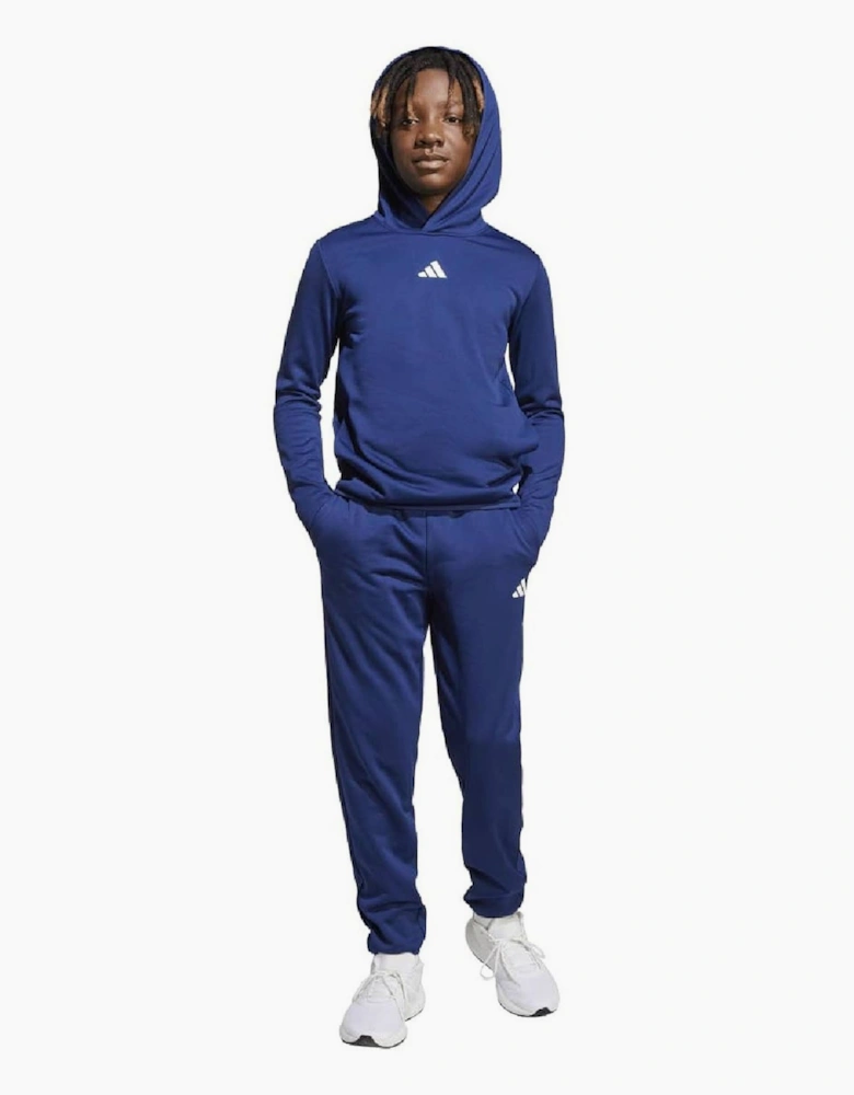 Juniors Game Solid Patterned Slim Track Pants