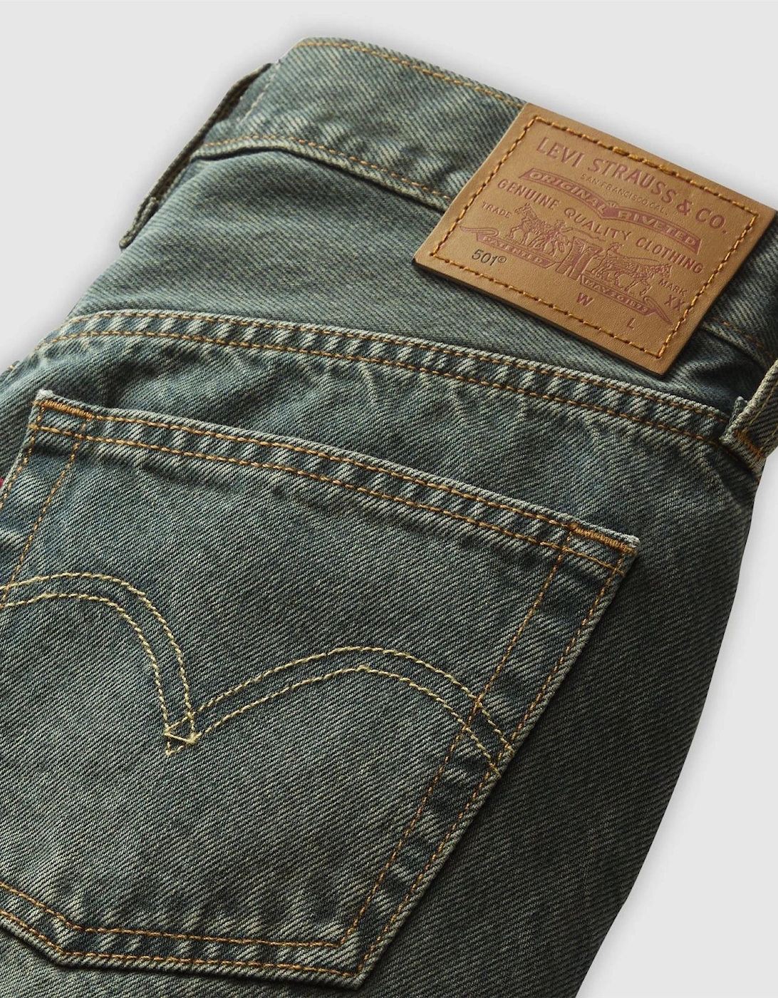 501 Five Pocket Straight Leg Jeans