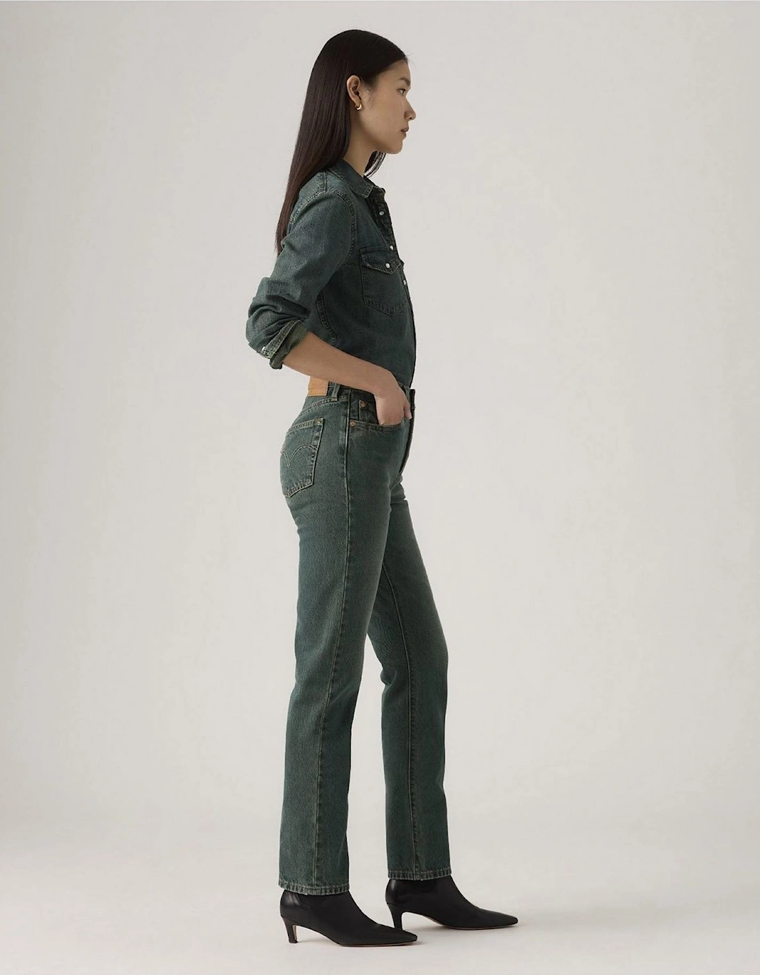 501 Five Pocket Straight Leg Jeans