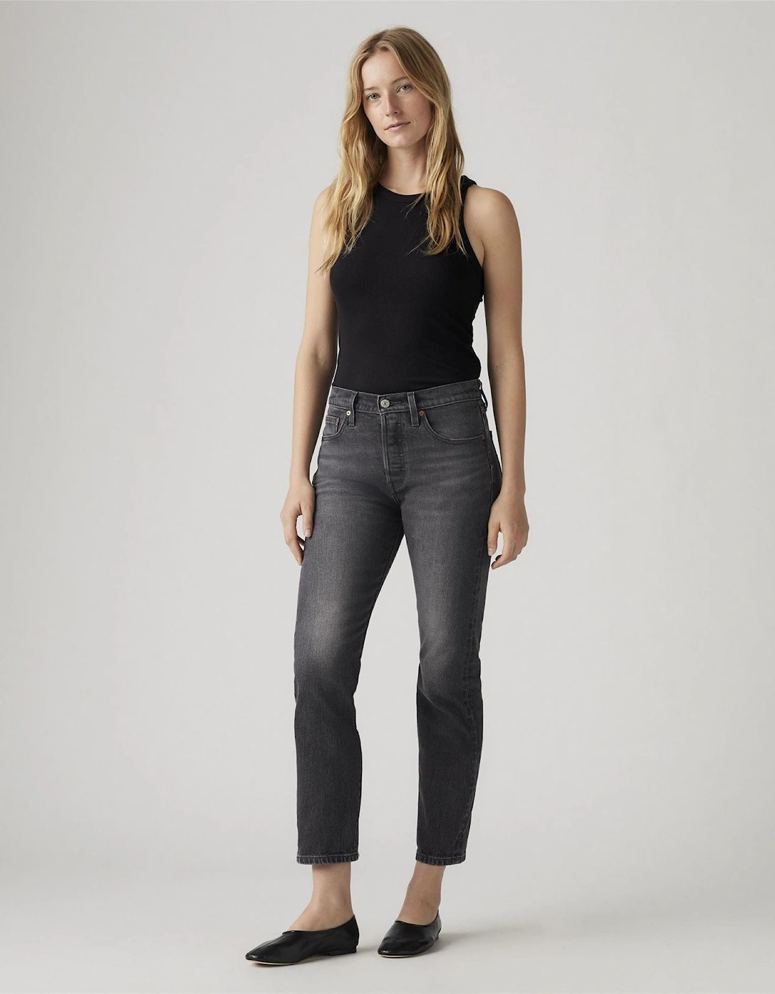 Queen Five Pocket Straight Leg Jeans