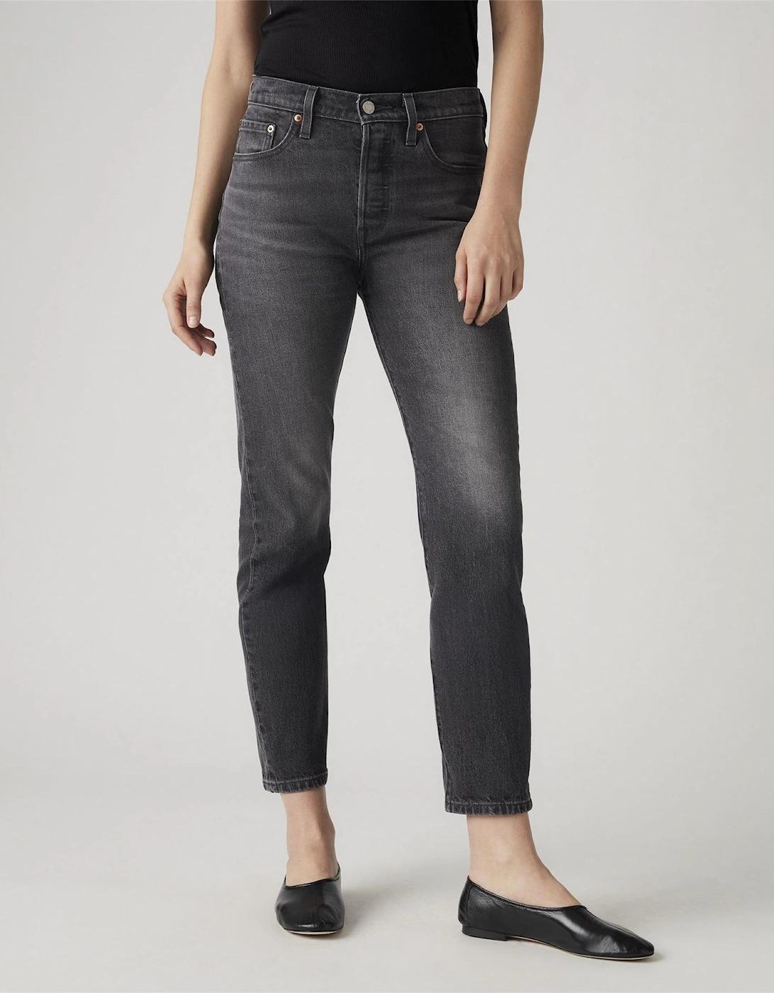 Queen Five Pocket Straight Leg Jeans