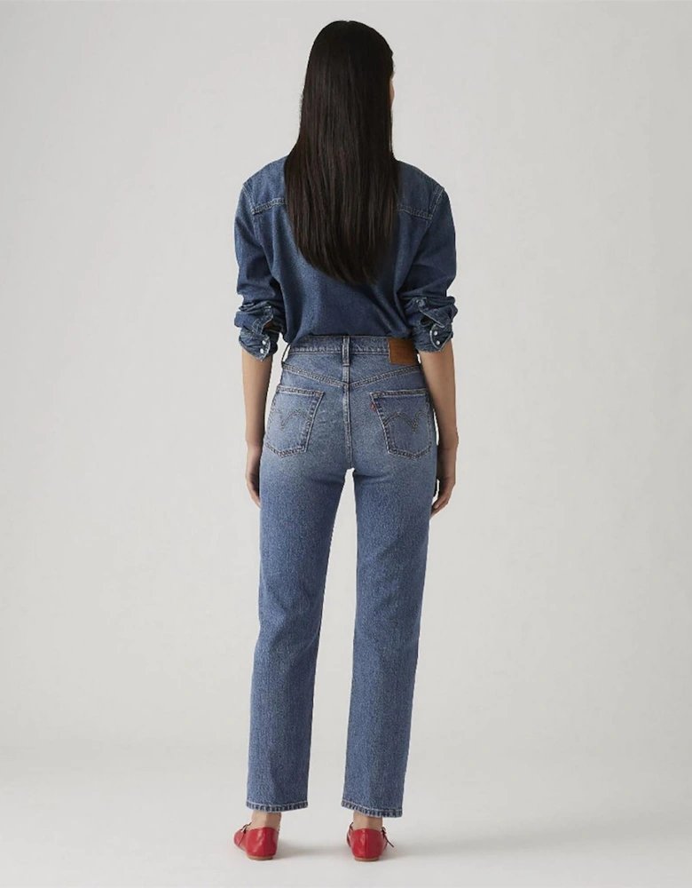 Queen Five Pocket Straight Leg Jeans