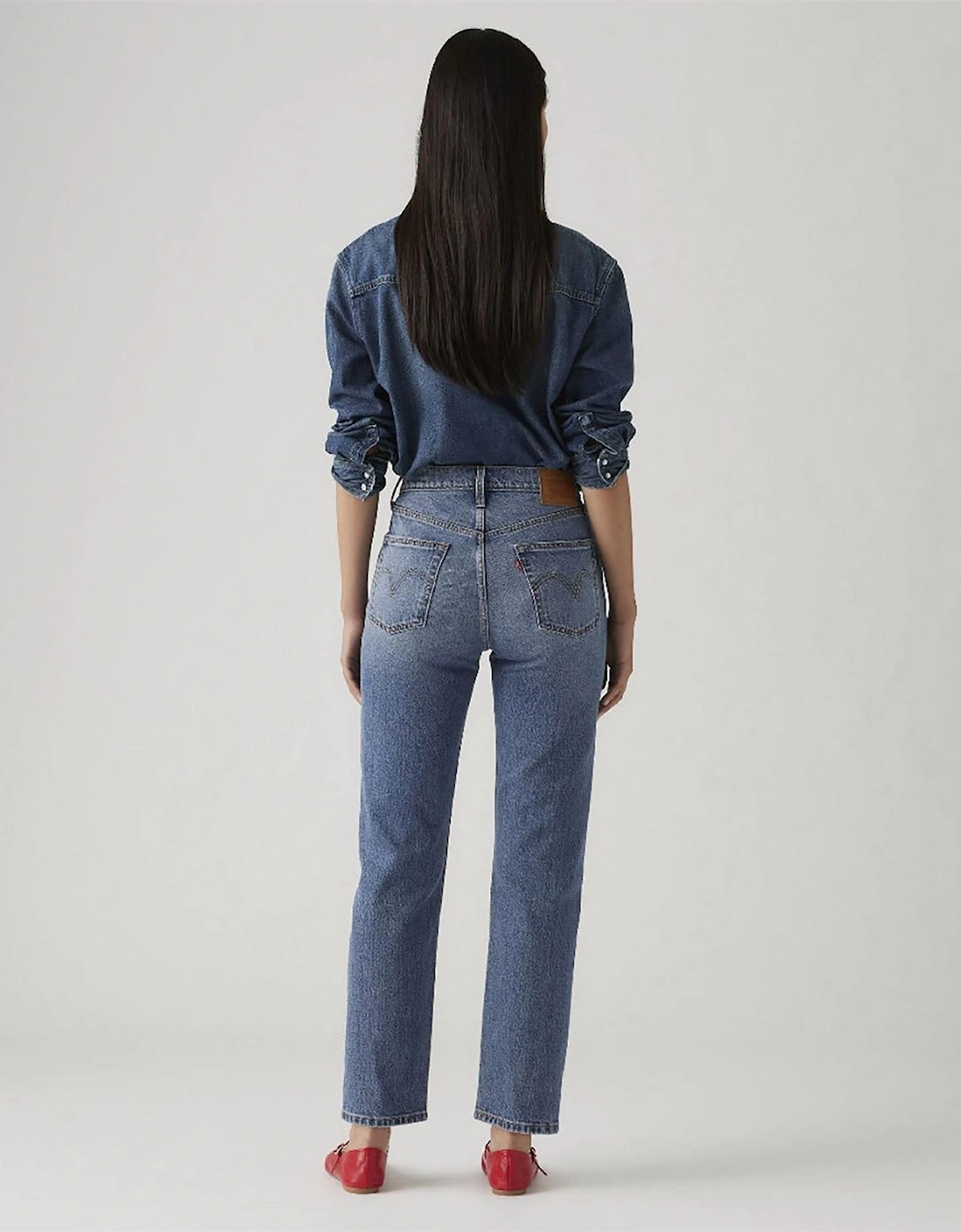 Queen Five Pocket Straight Leg Jeans
