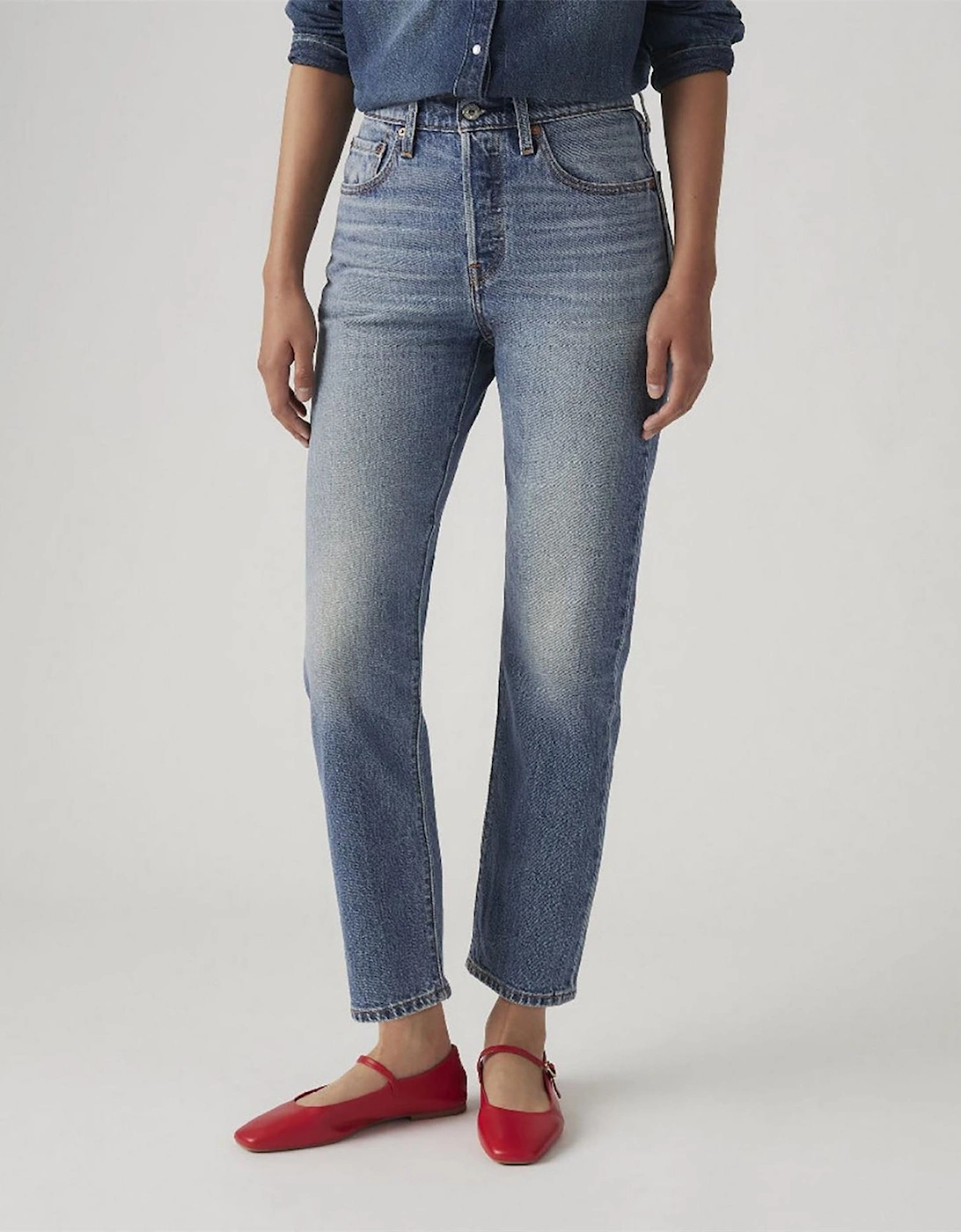 Queen Five Pocket Straight Leg Jeans