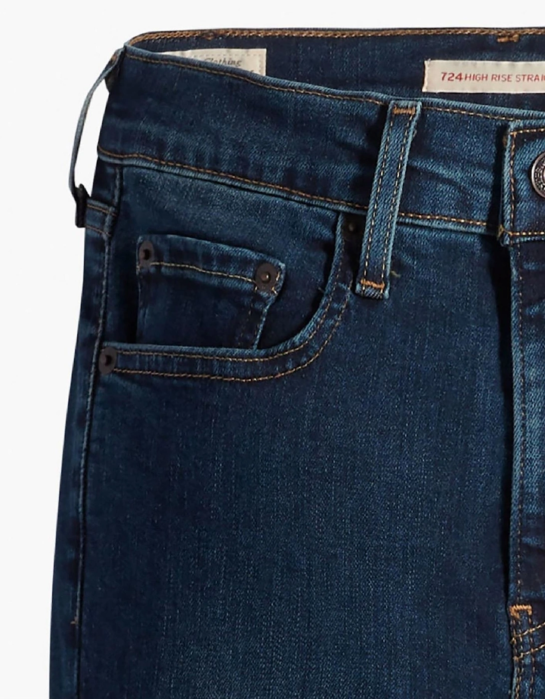 High Rise Straight Leg Jeans