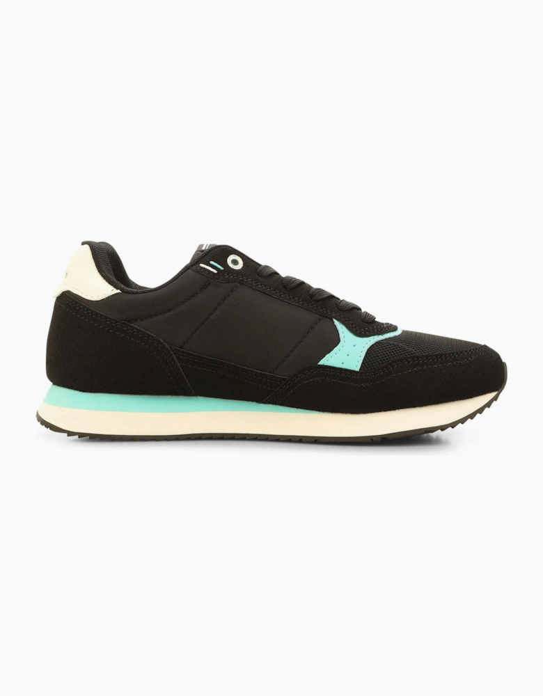 Monza Low Top Trainers with Logo Print