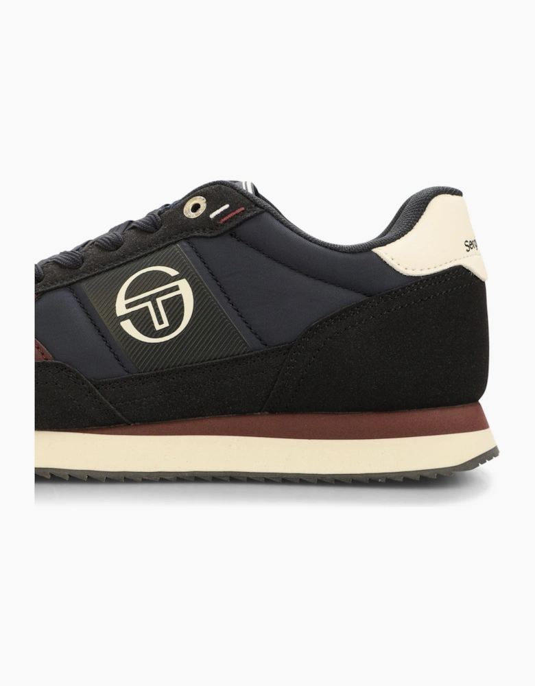 Monza Low Top Trainers with Logo Print