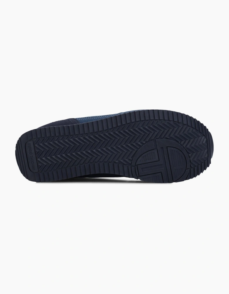 Monza Low Top Trainers with Logo Print