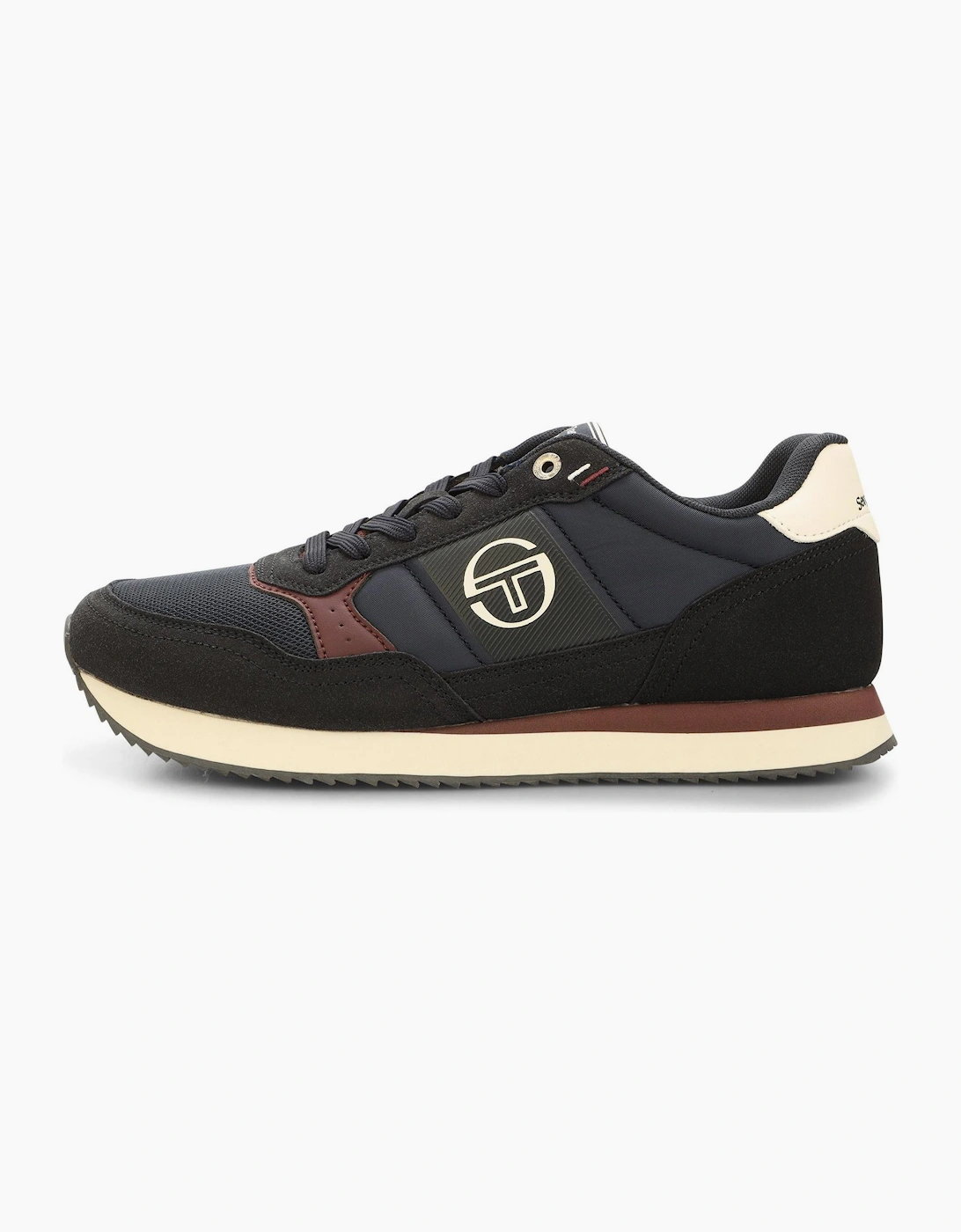 Monza Low Top Trainers with Logo Print
