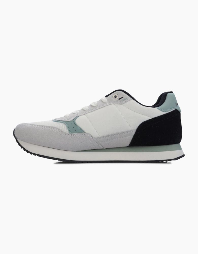 Monza Low Top Trainers with Logo Print
