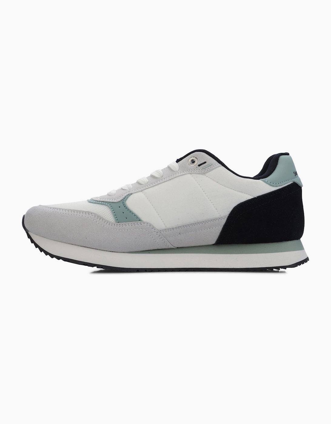 Monza Low Top Trainers with Logo Print