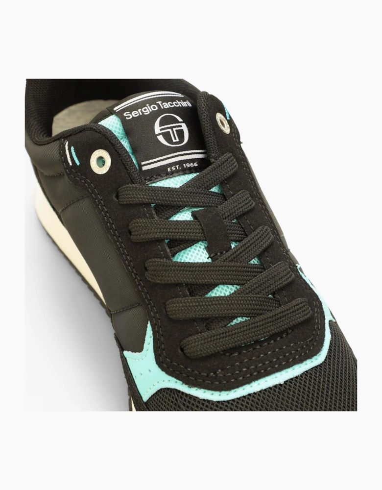 Monza Low Top Trainers with Logo Print