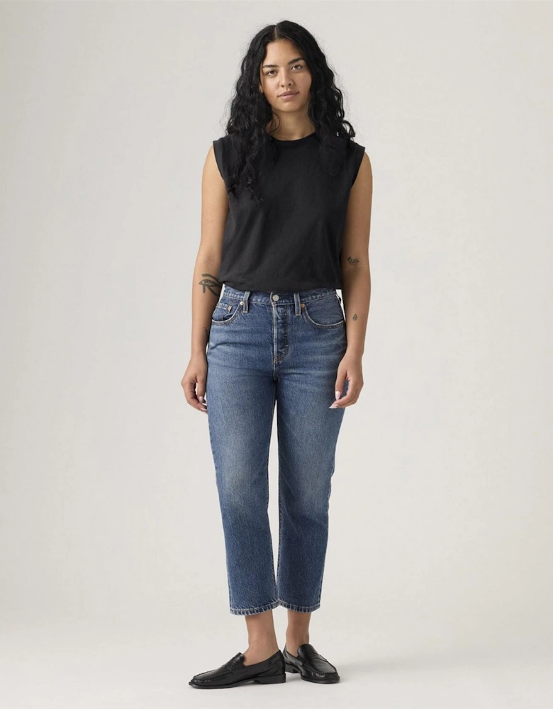 501 Crop Lightweight Straight Leg Jeans
