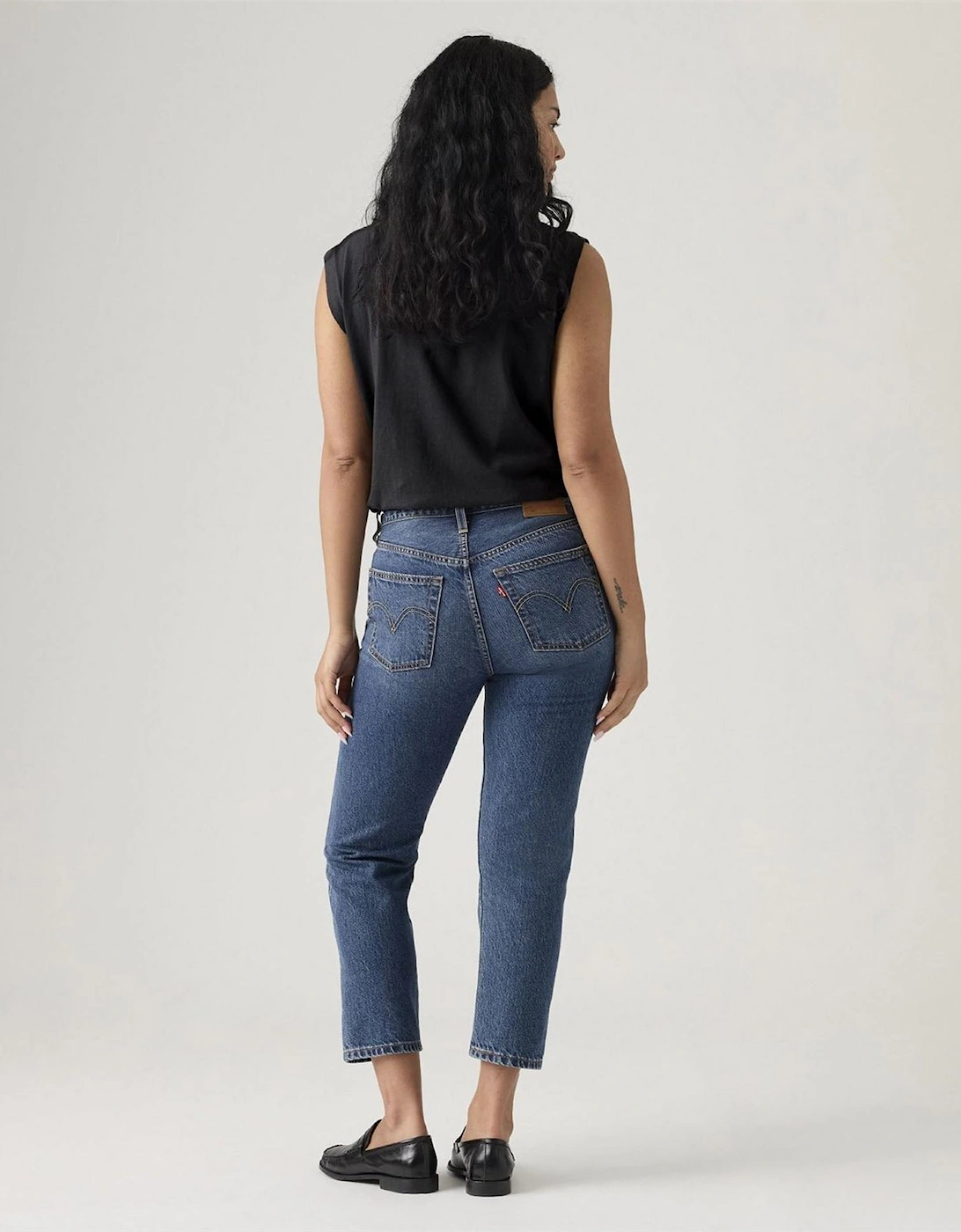 501 Crop Lightweight Straight Leg Jeans
