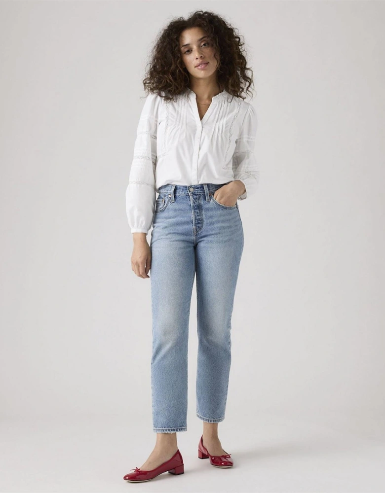 501 Crop Lightweight Straight Leg Jeans