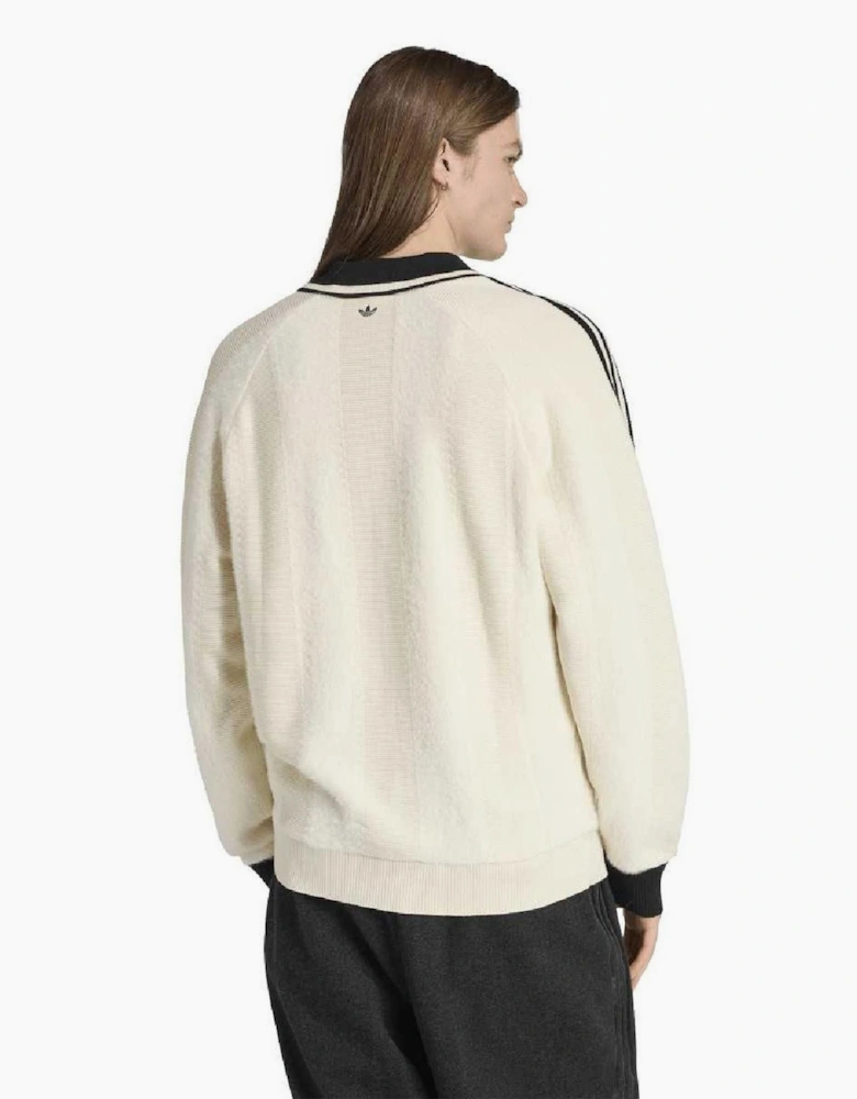 Premium Collared Neck Raglan Sleeve Sweater