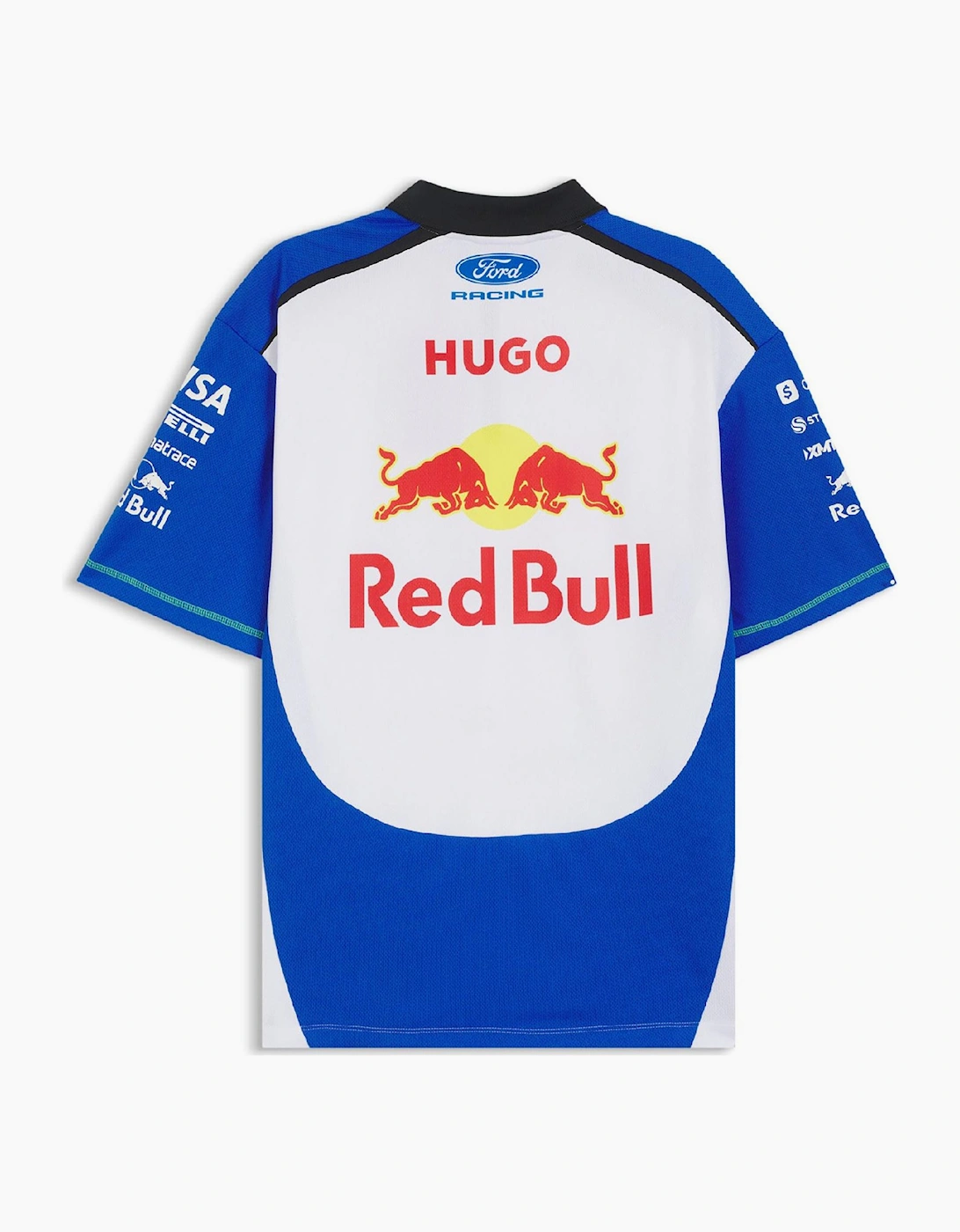 Wordmark Collared Neck Short Sleeve Regular Fit Shirt