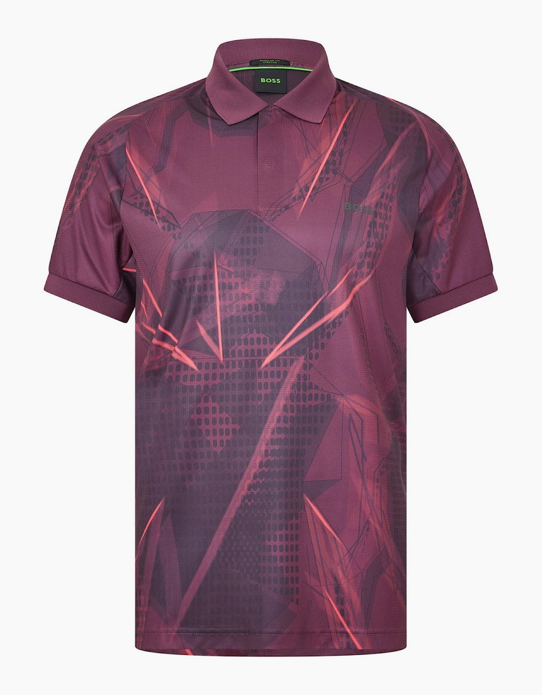 Desert Graphic Collared Neck Short Sleeve Shirt