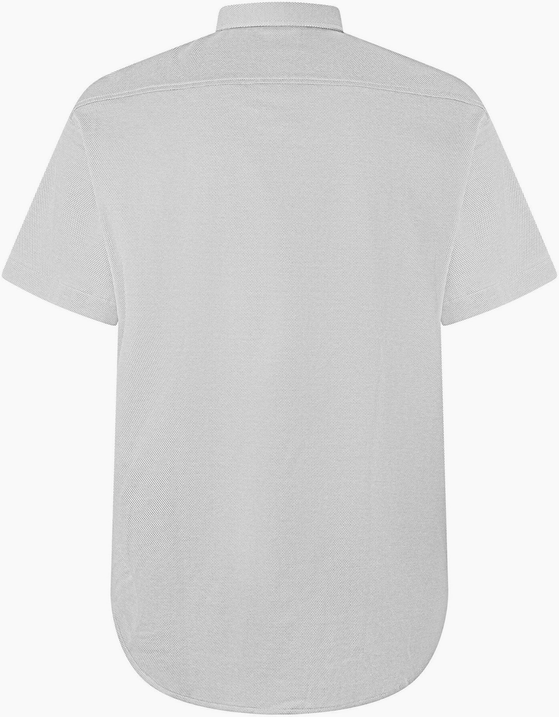 Motion Collared Neck Button Down Collar Short Sleeve Shirt