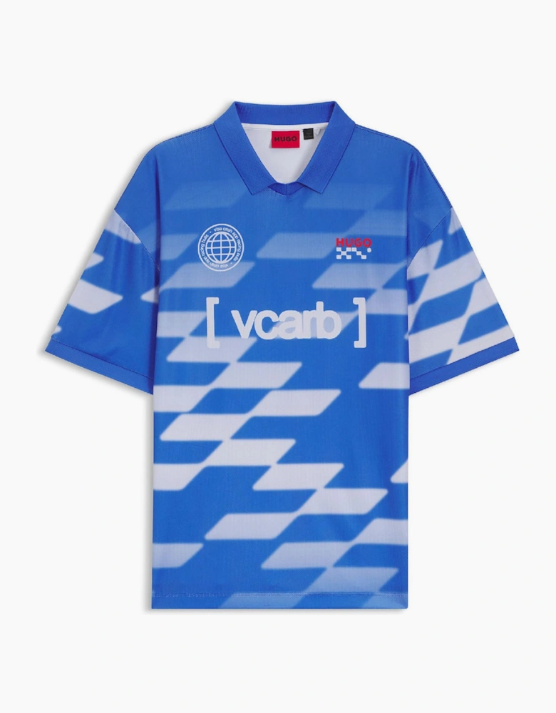 VCARB Printed Logo Crew Neck Short Sleeve Jersey T-Shirt