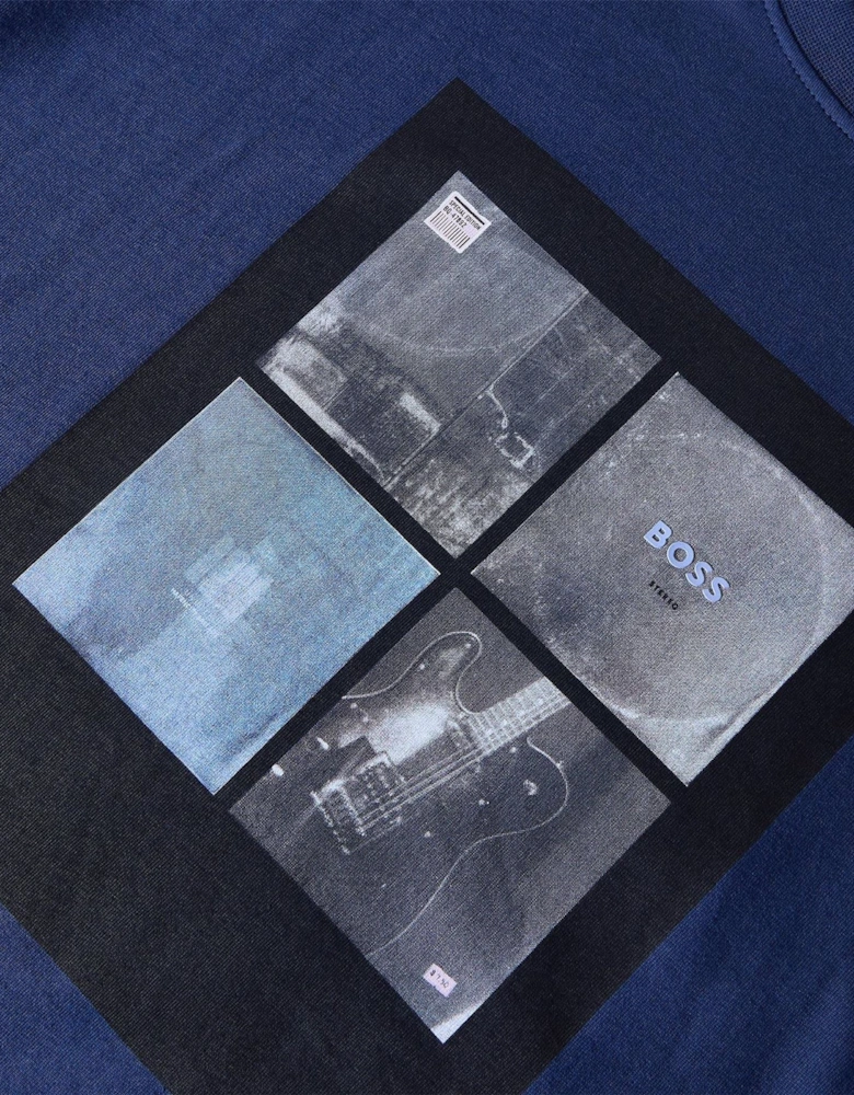 Text Graphic Crew Neck Short Sleeve T-Shirt