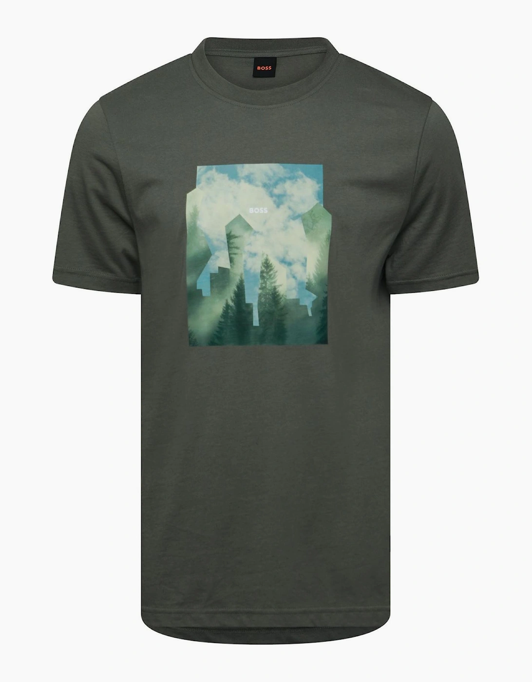 Text Graphic Crew Neck Short Sleeve T-Shirt