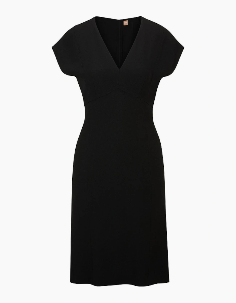 Debrany2 V-Neck Short Sleeve Knee Length Sheath Dress
