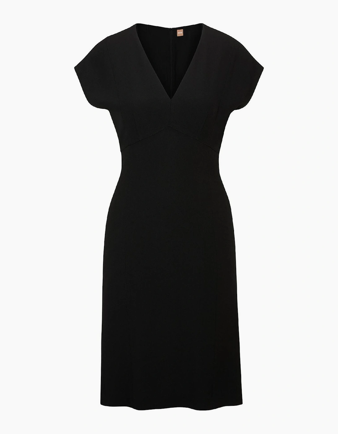 Debrany2 V-Neck Short Sleeve Knee Length Sheath Dress