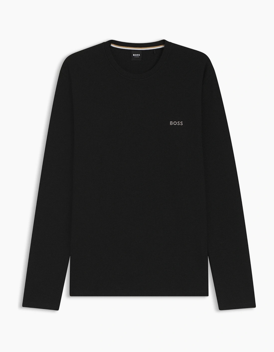 Wordmark Crew Neck Long Sleeve Jersey T-Shirt
