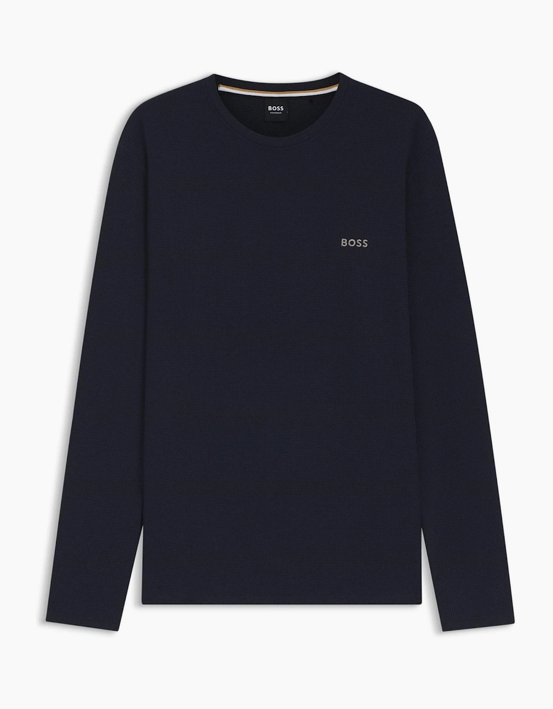 Wordmark Crew Neck Long Sleeve Jersey T-Shirt