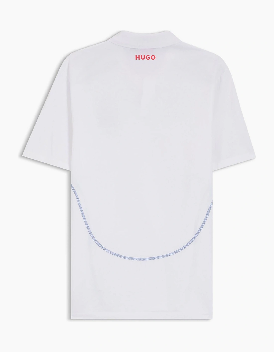 Regular Fit Collared Neck Short Sleeve Logo Print Shirt