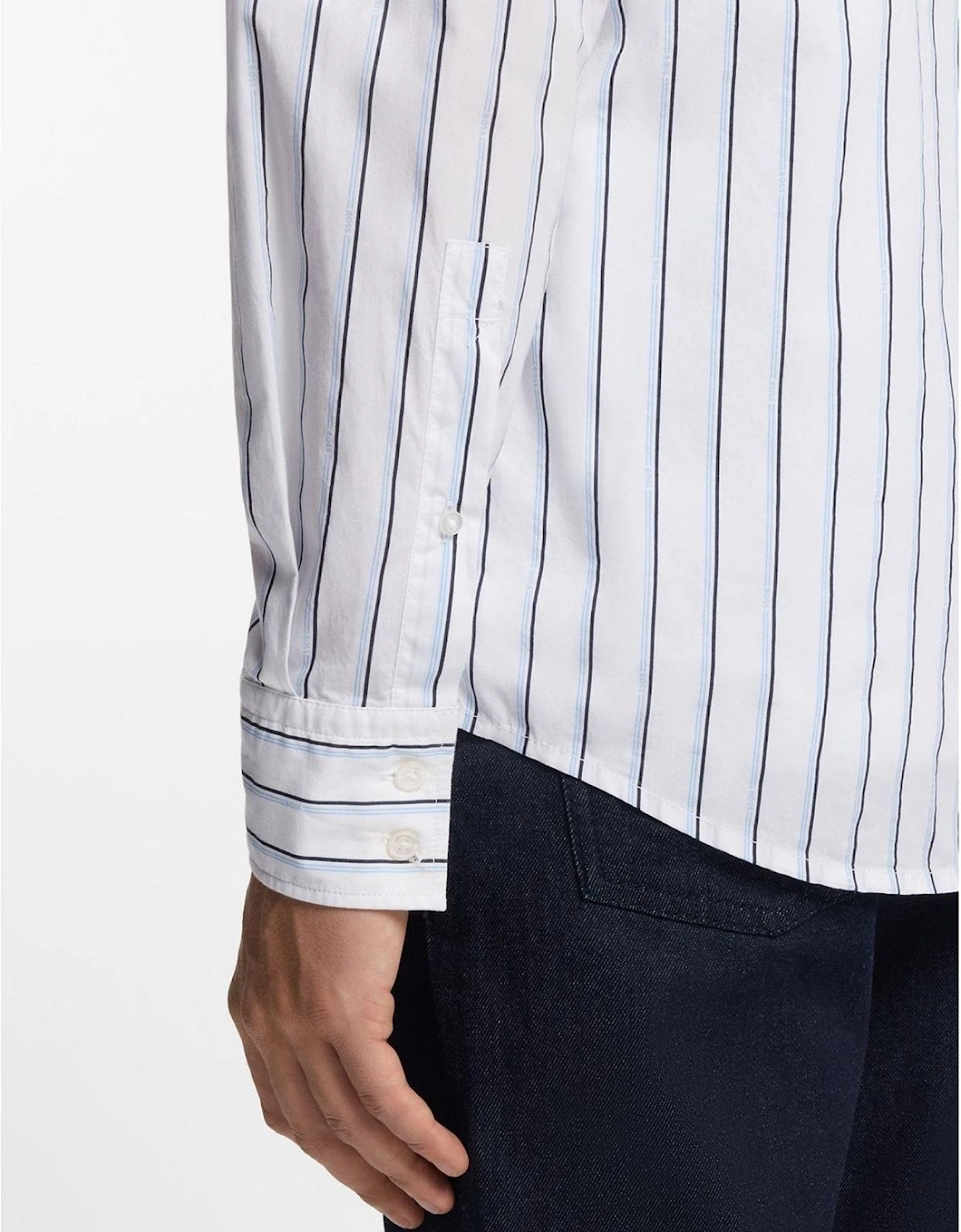 Button Down Collar Collared Neck Long Sleeve Shirt