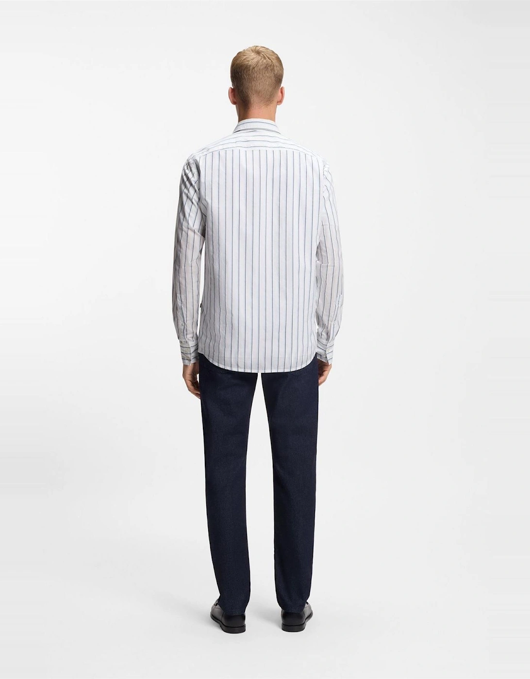 Button Down Collar Collared Neck Long Sleeve Shirt