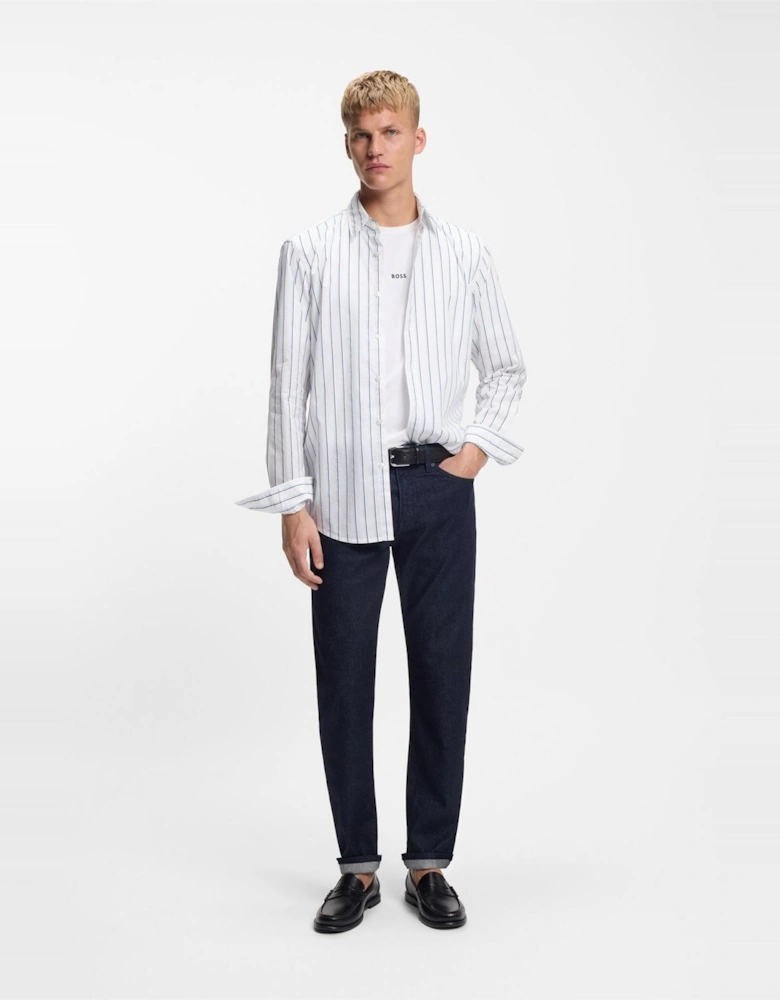 Button Down Collar Collared Neck Long Sleeve Shirt