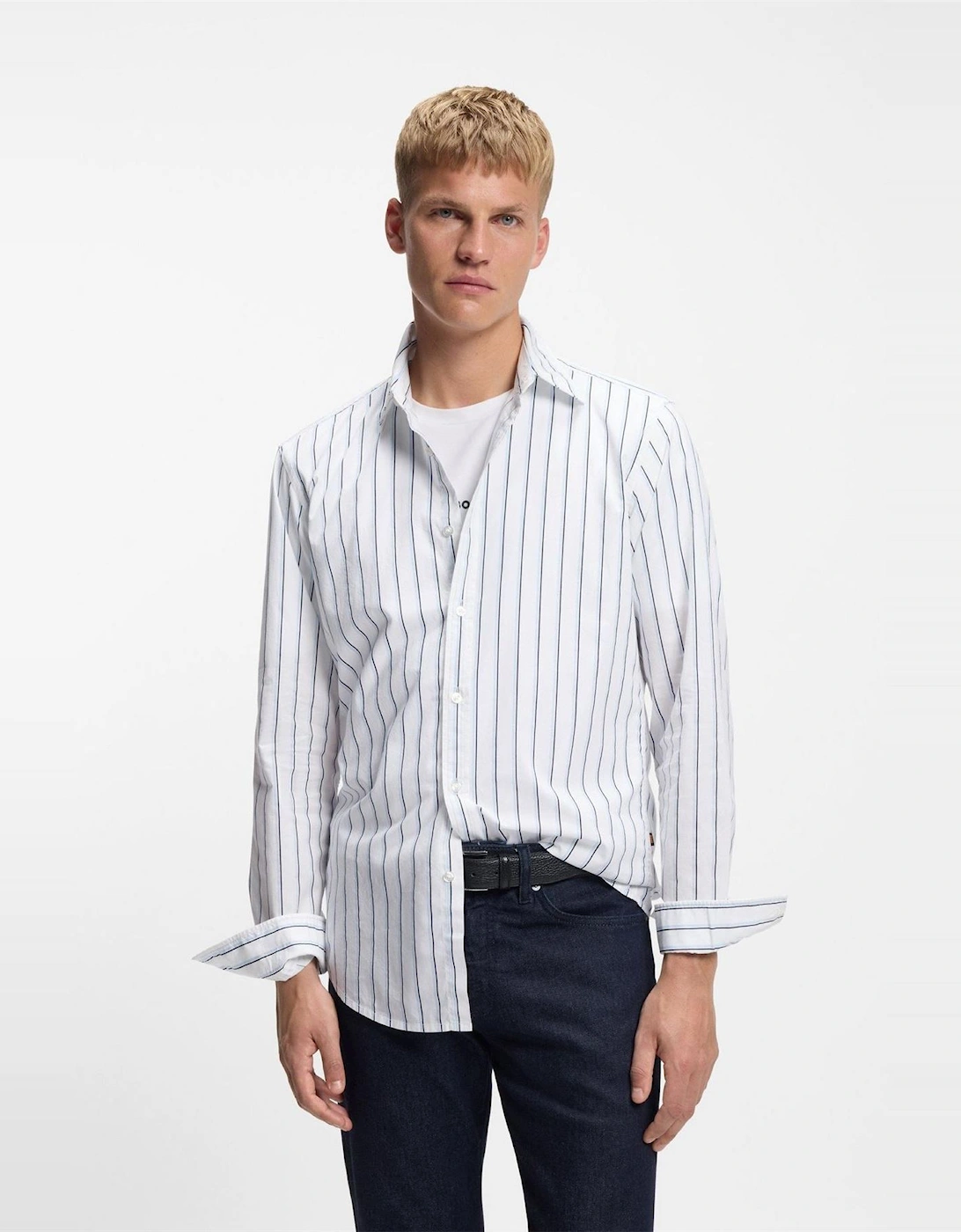 Button Down Collar Collared Neck Long Sleeve Shirt
