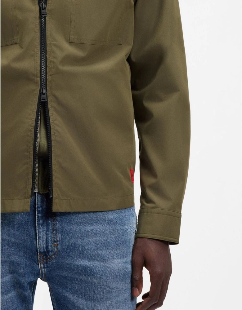 Collared Neck Shirt Collar Long Sleeve Regular Fit Shirt