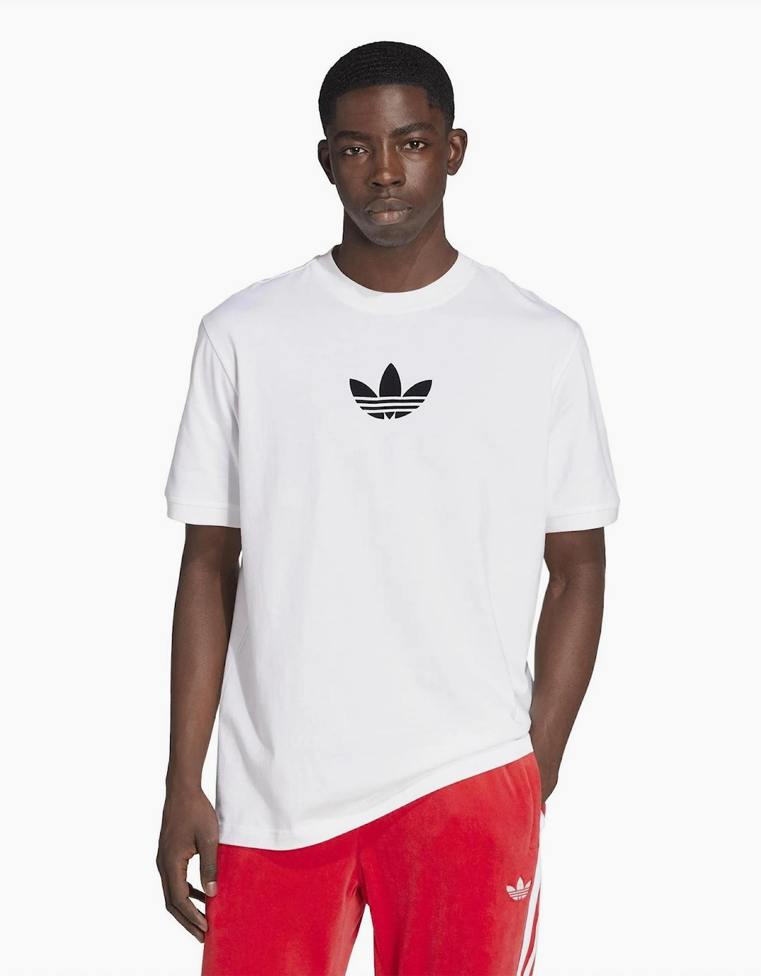 Adicolor Printed Logo Crew Neck Short Sleeve T-Shirt