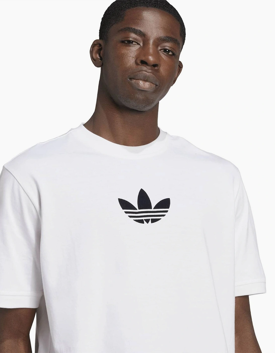 Adicolor Printed Logo Crew Neck Short Sleeve T-Shirt
