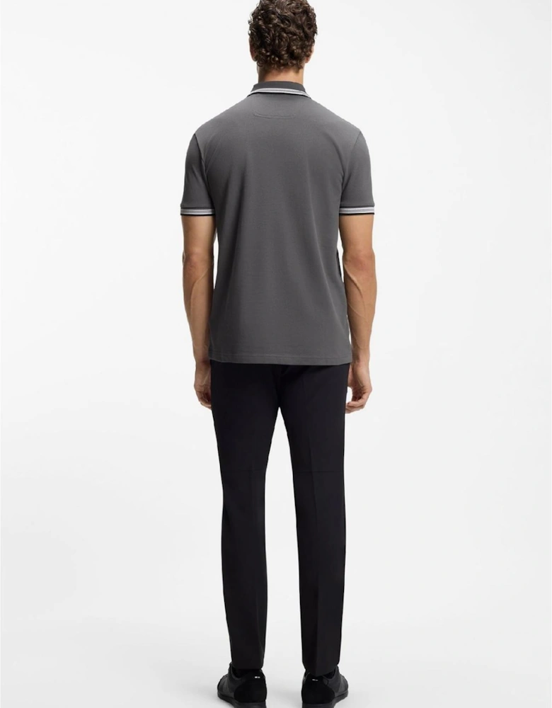 Green Paddy Polo Shirt With Contrast Tipping