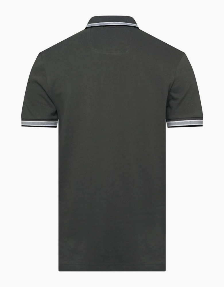 Green Paddy Polo Shirt With Contrast Tipping