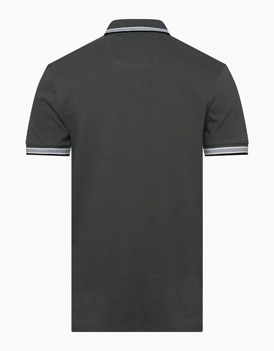 Green Paddy Polo Shirt With Contrast Tipping
