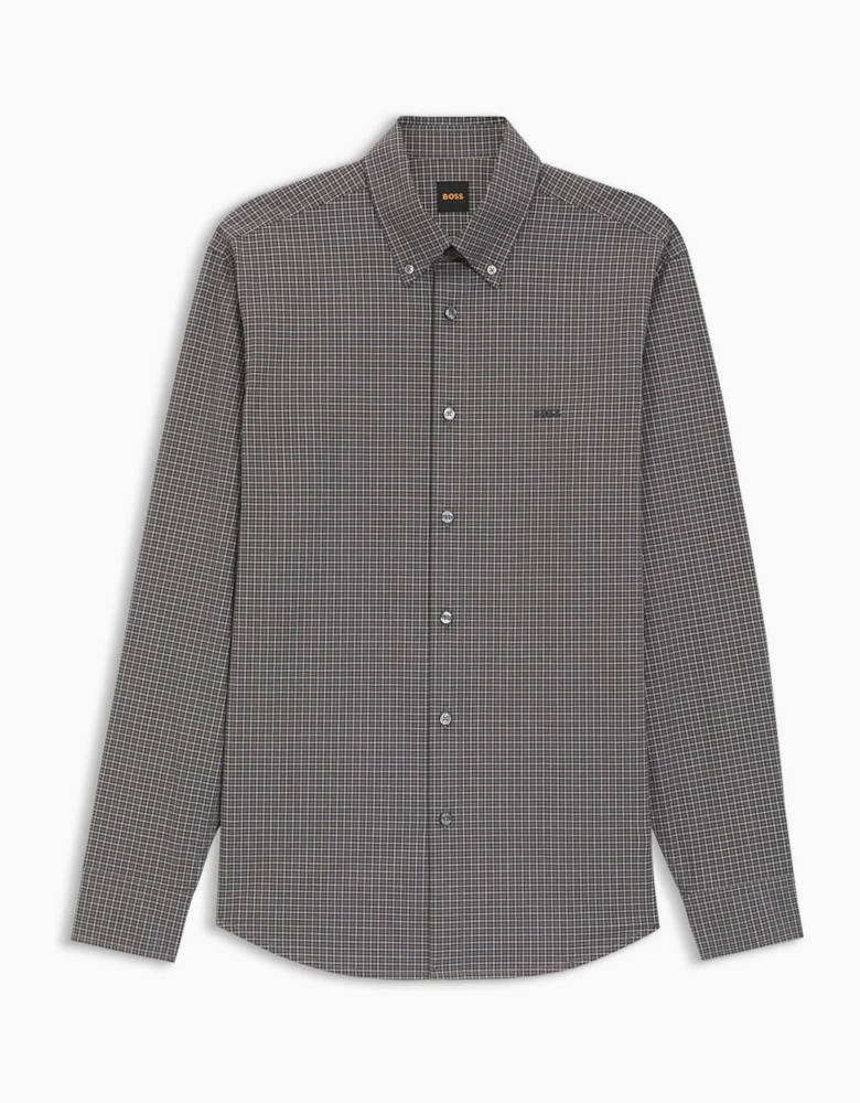 Regular Fit Button Down Collar Long Sleeve Shirt