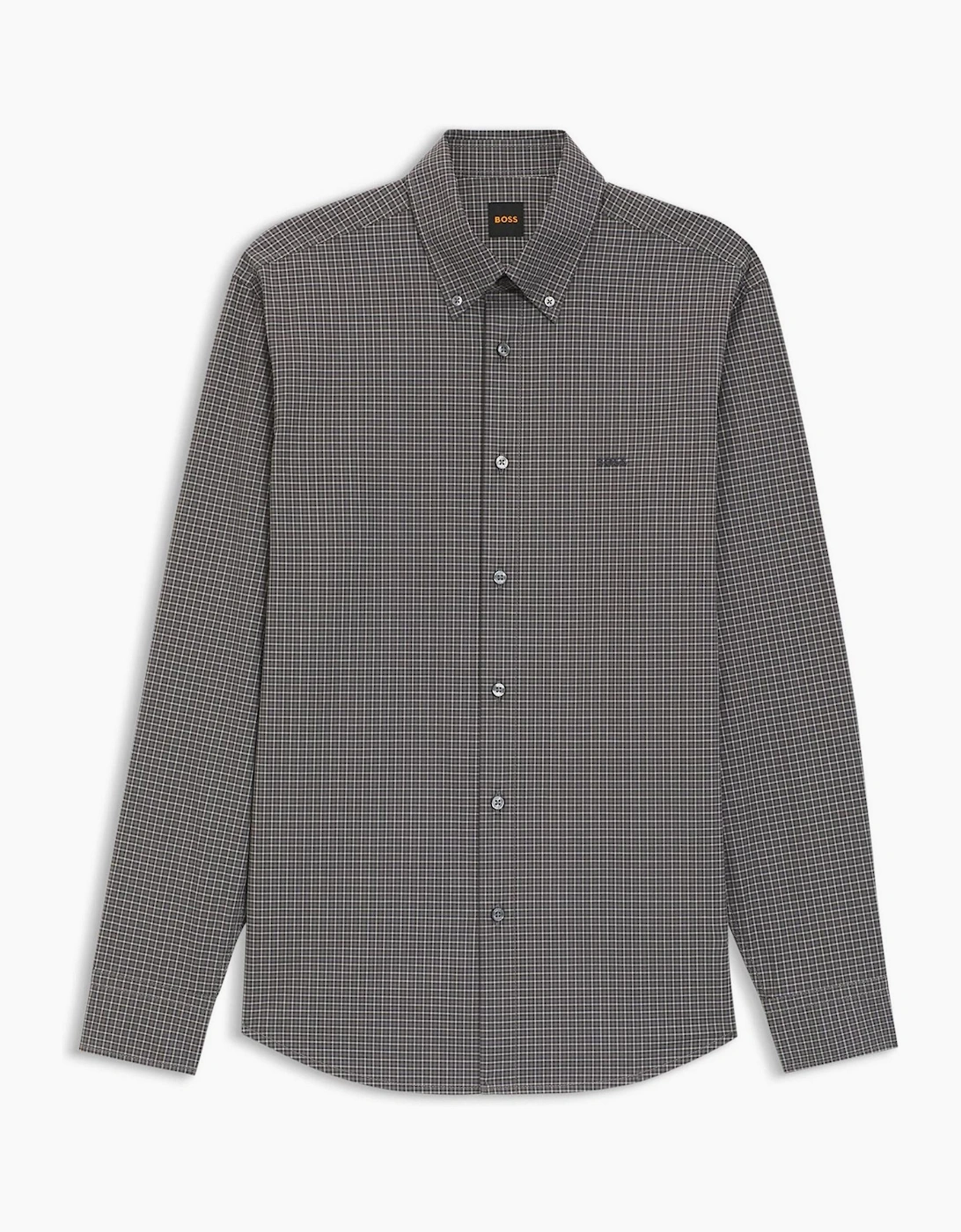 Regular Fit Button Down Collar Long Sleeve Shirt
