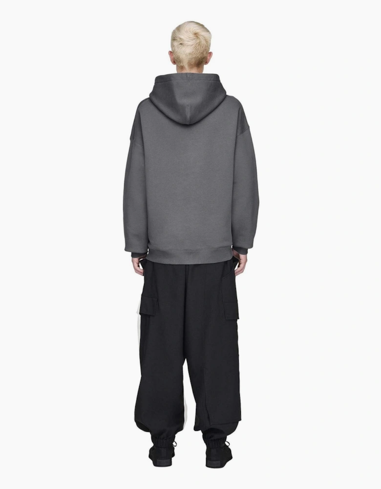 Text Graphic Hooded Neck Oversize Fit Sweatshirt