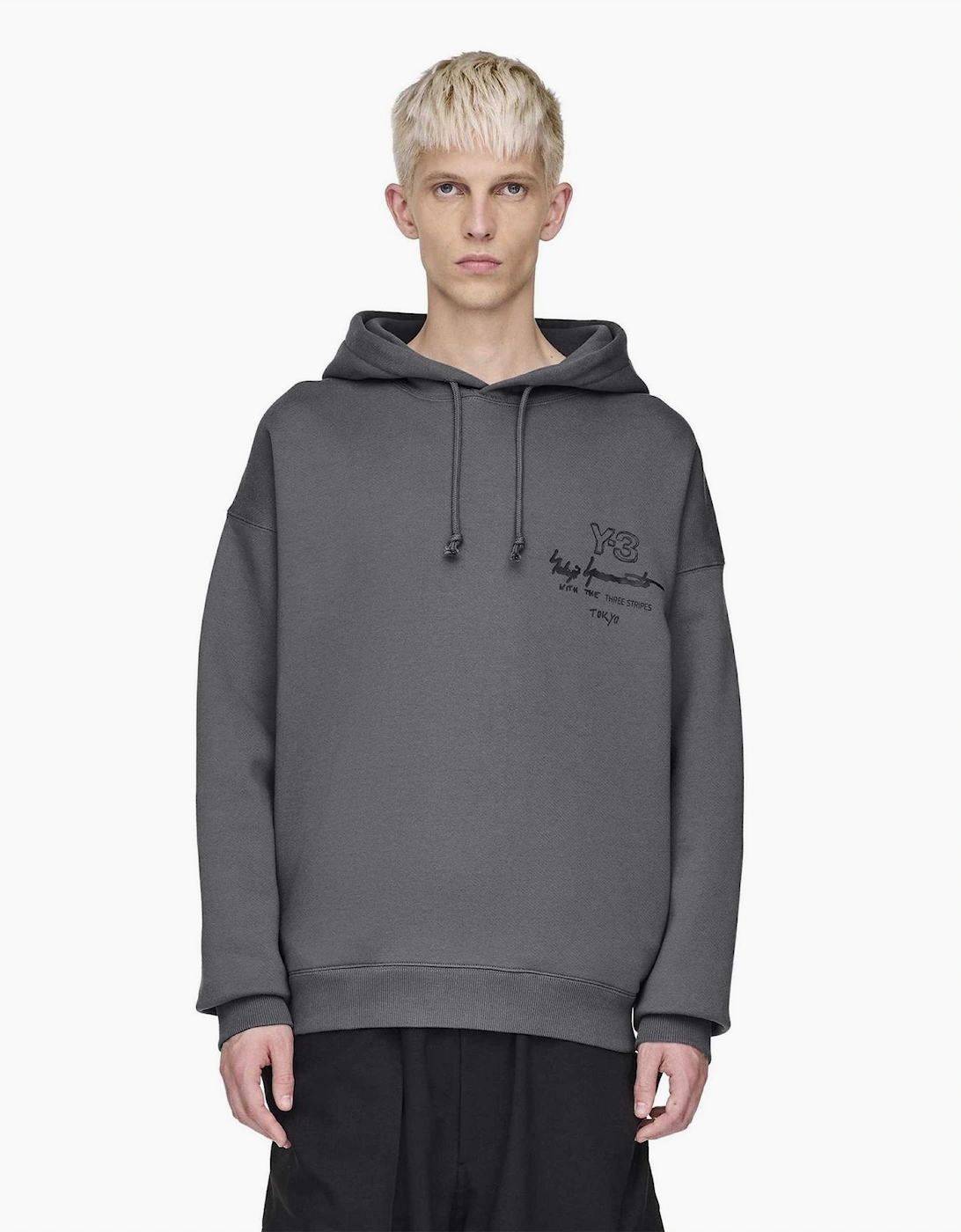 Text Graphic Hooded Neck Oversize Fit Sweatshirt