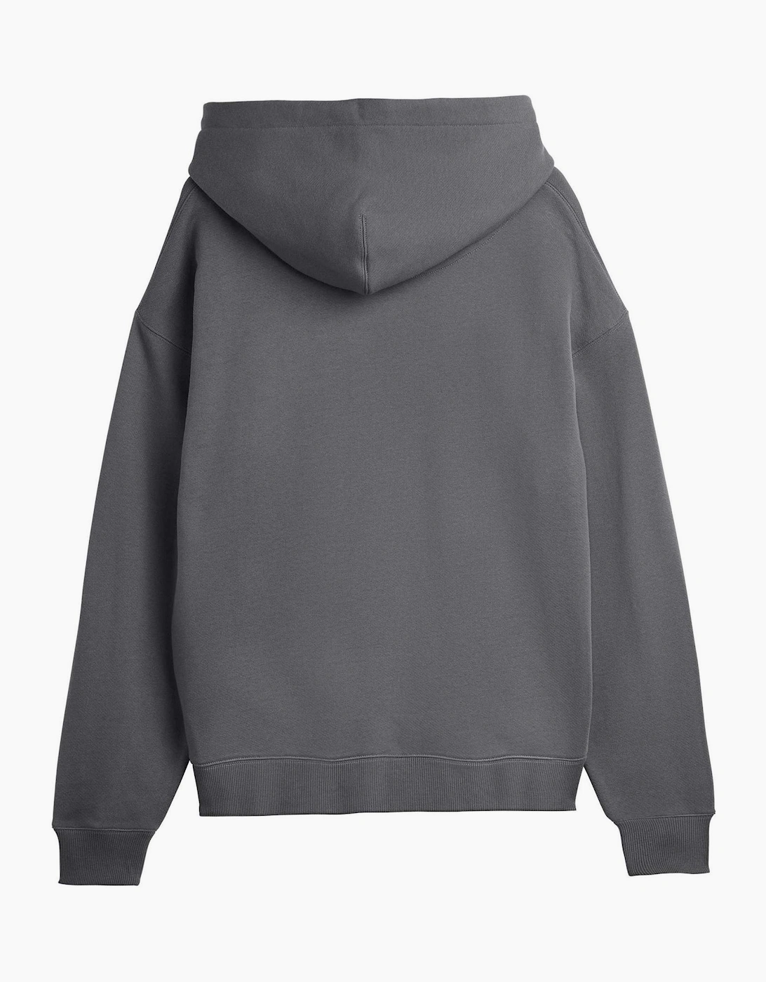 Text Graphic Hooded Neck Oversize Fit Sweatshirt