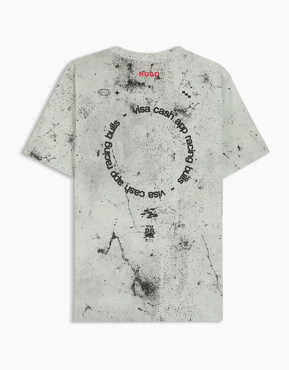 Icon Text Graphic Crew Neck Short Sleeve T-Shirt