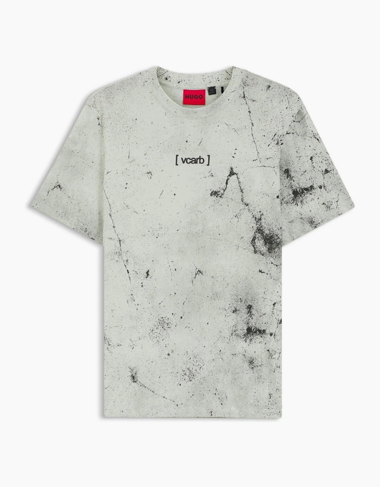 Icon Text Graphic Crew Neck Short Sleeve T-Shirt