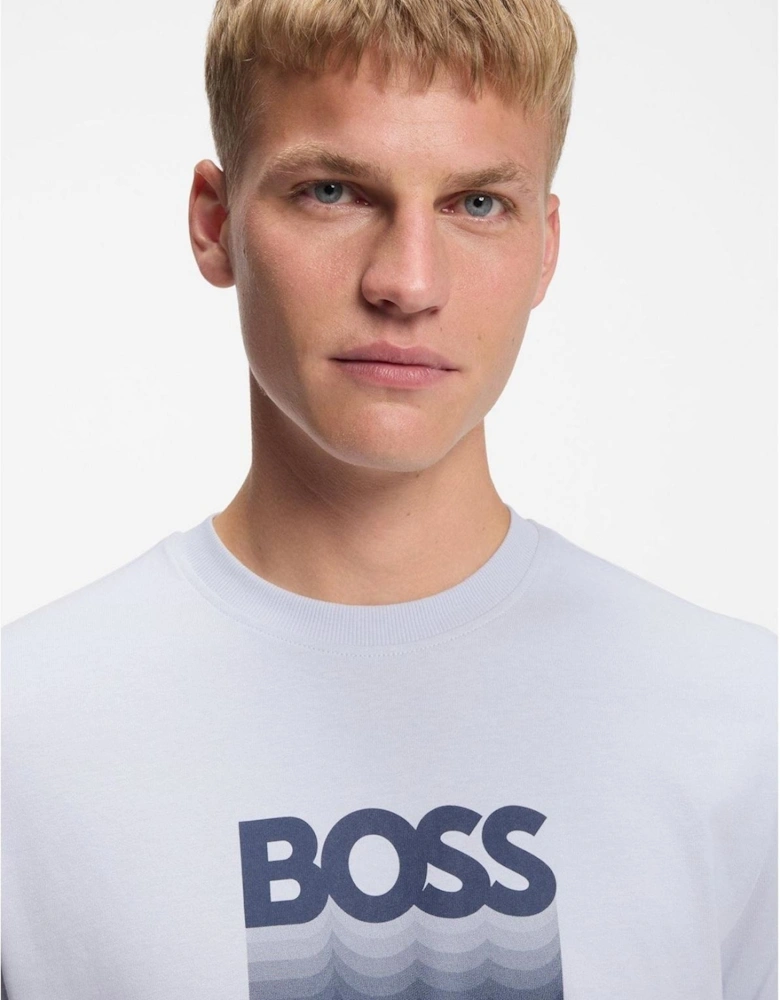 Wordmark Graphic Crew Neck Short Sleeve T-Shirt